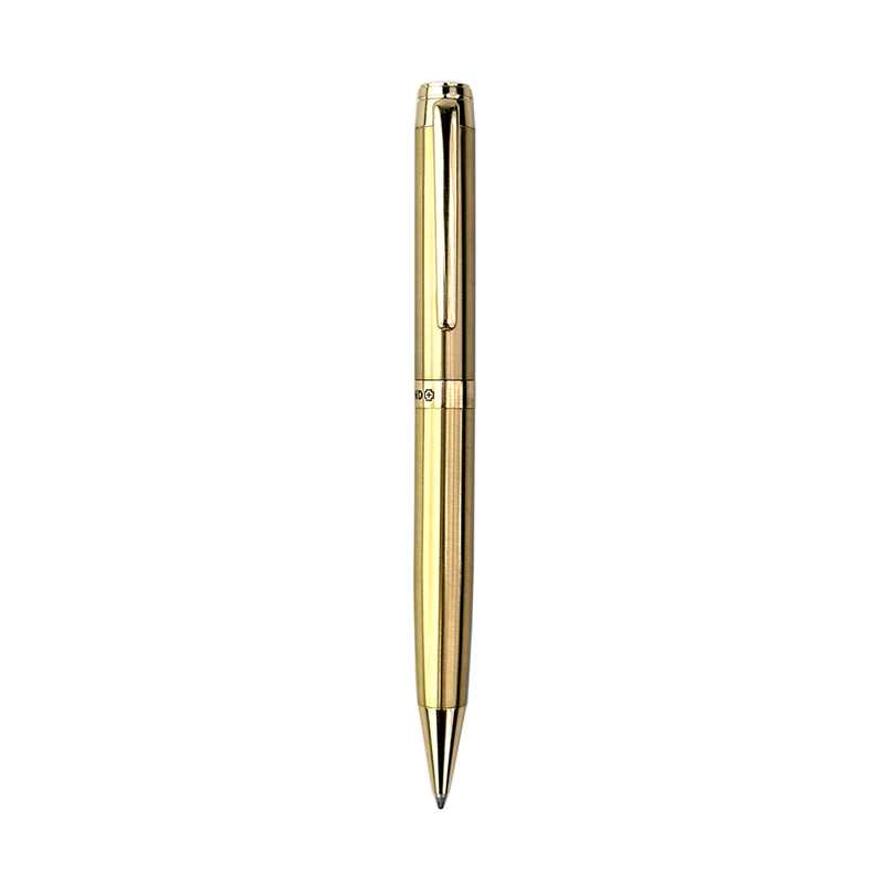 SWISSBRAND Glossy Gold Metal Ballpoint Pen (Limited Edition) Engravables