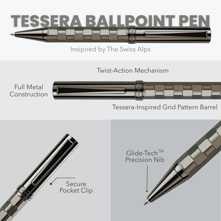 Personalized SwissBrand Ballpoint Pen – Custom Engraved Luxury Metal Executive Pen | Corporate Gift | Canada & USA Engravables