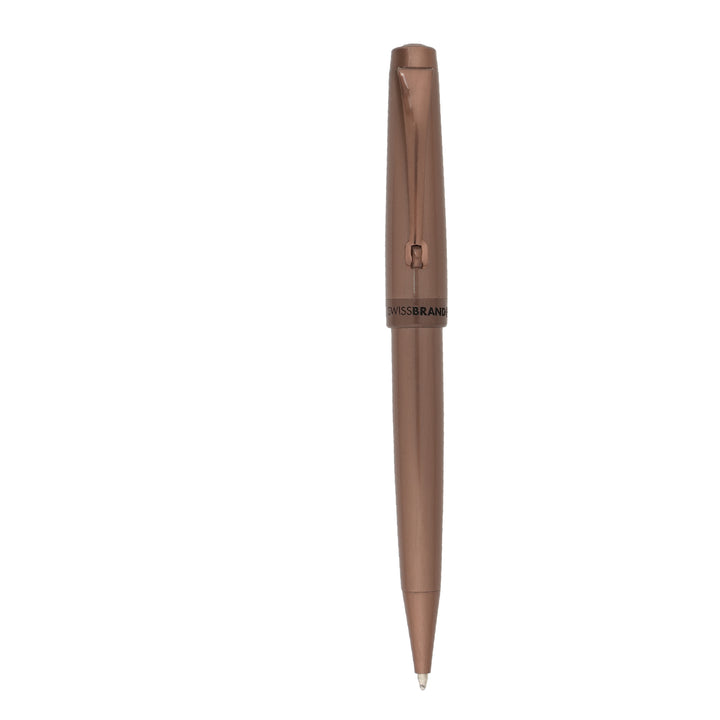 Engravable Bronze SwissBrand Pen – Personalized Metal Pen with Gift Box Engravables