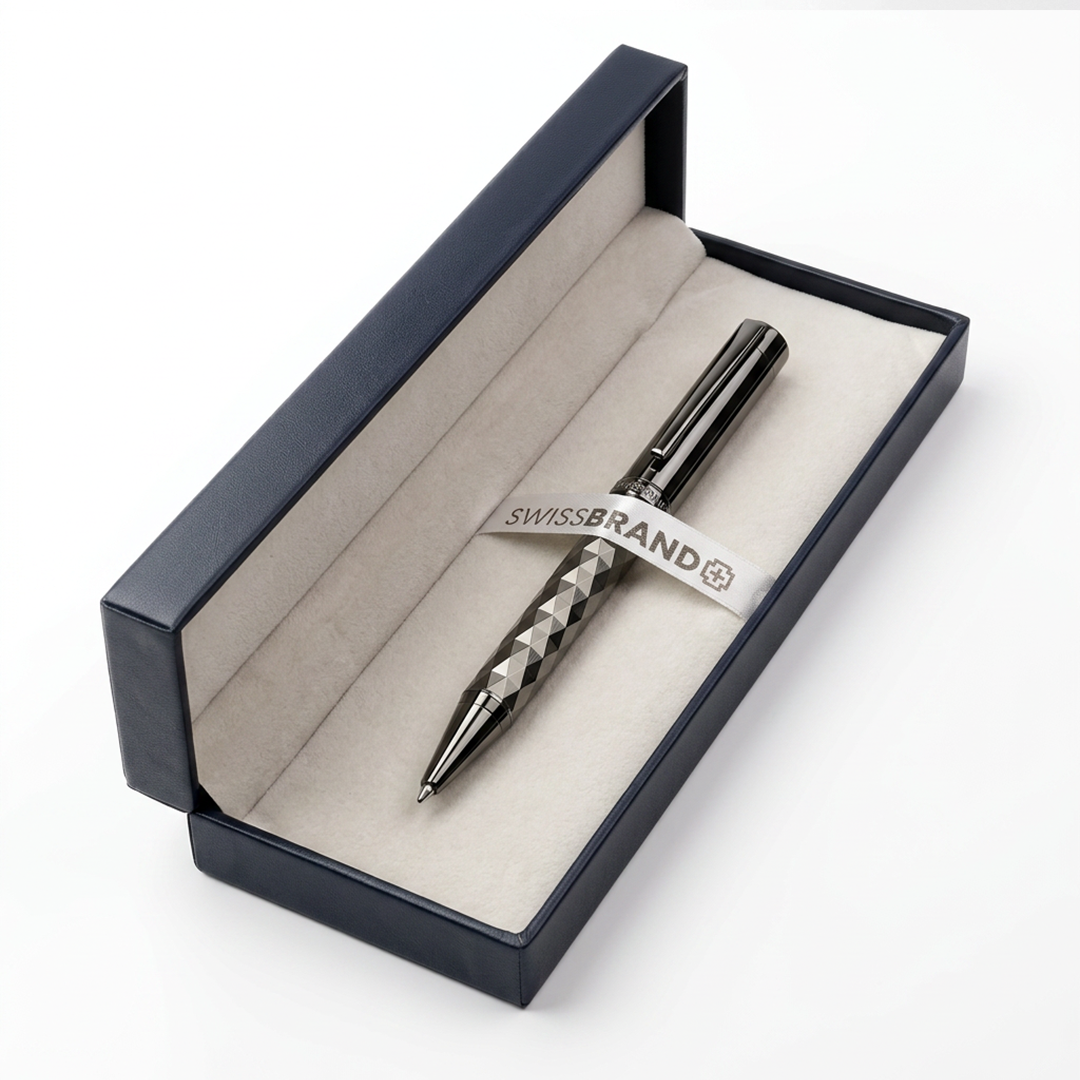 Customized SwissBrand Ballpoint Pen – Custom Engraved Luxury Metal Executive Pen | Corporate Gift | Canada & USA Engravables