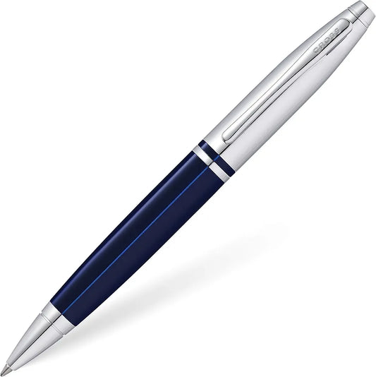 Personalized Cross Calais™ Chrome & Blue Pen | Engraved Gifts Canada