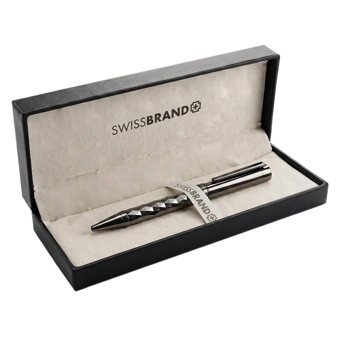 Customized SwissBrand Ballpoint Pen – Custom Engraved Luxury Metal Executive Pen | Corporate Gift | Canada & USA Engravables