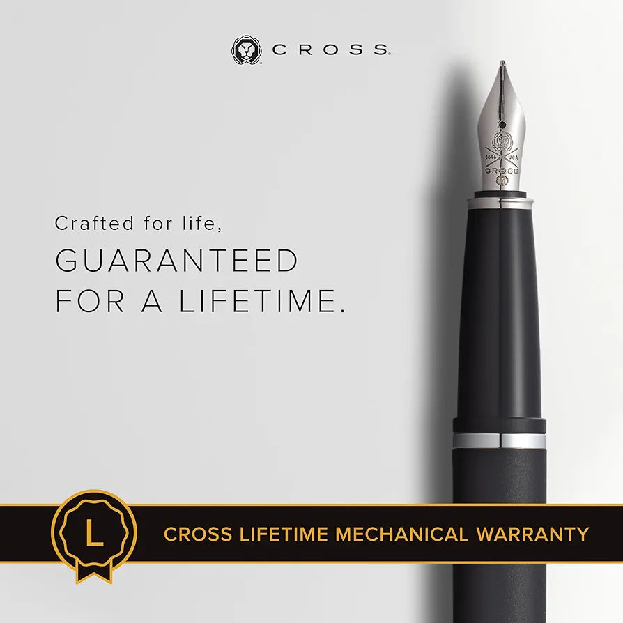 Personalized Cross Calais™ Matte Black Fountain Pen – Engraved Luxury Gift Canada