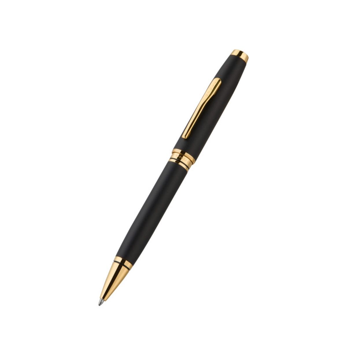 Cross Matte Black & Gold Ballpoint Pen – Engravable Luxury Writing Gift with Premium Box