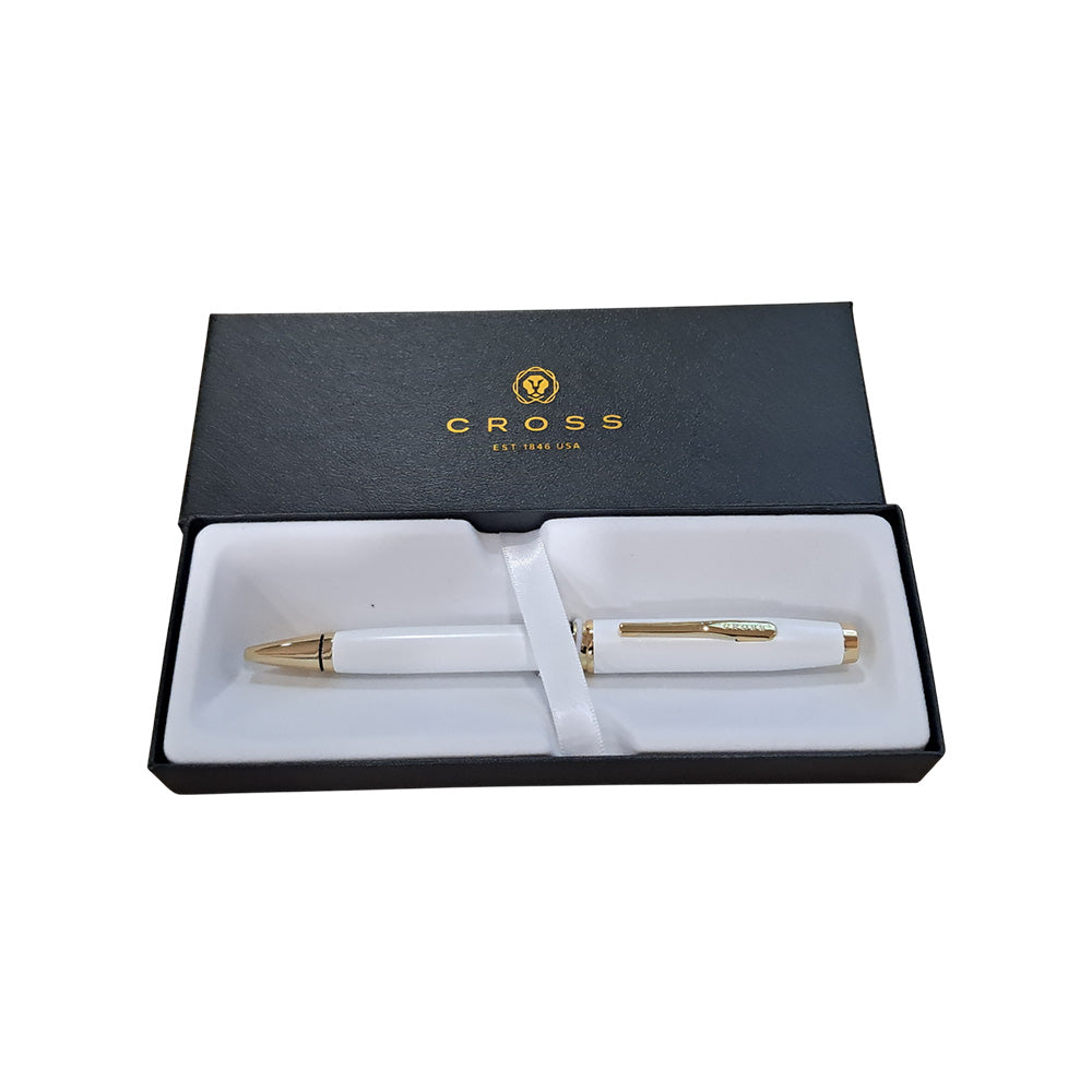 Engraved Cross Coventry Pearl White Pen – Personalized Luxury Gift in Canada