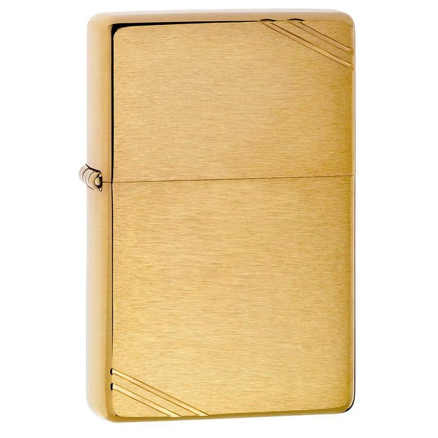 Personalized Zippo Lighter – Vintage Brushed Brass | Custom Engraved Zippo Canada