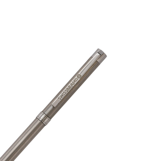 SWISSBRAND Metallic chrome finish Ballpoint Pen with chrome trim Engravables