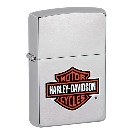 zippo silver harley